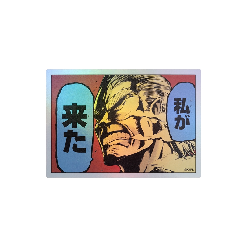 [Pre-order] [Made-to-order] JUMP Store Limited "My Hero Academia" HOLOGRAM KOMA STICKER - All Might